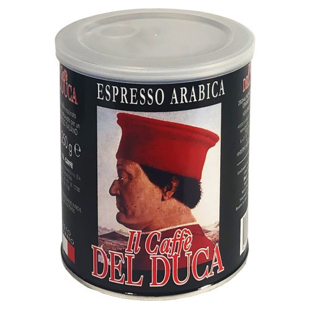 Кофе молотый Del Duca Espresso Arabica, 250г ж/б