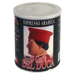 Del Duca Espresso Arabica, 250г ж/б кофе молотый