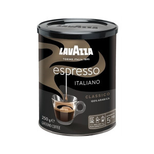 Кава мелена Lavazza Espresso 100% Арабіка 250 г ж/б, Кава Лавацца ОРИГІНАЛ Італія