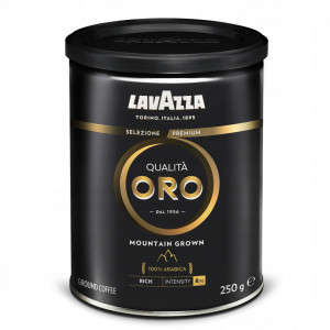 Кофе молотый Lavazza Qualita Oro Mountain Grown 100% Арабика 250 г ж/б, Кофе Лавацца ОРИГИНАЛ Италия