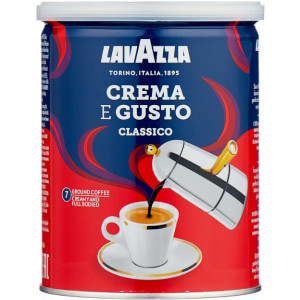 Кава мелена Lavazza Crema E Gusto Classico 250 г ж/б, Кава Лавацца ОРИГІНАЛ Італія