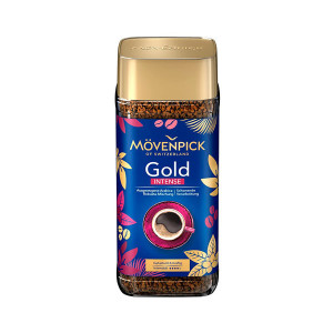 Кава розчинна смачна Movenpick Gold Intense Арабіка 200 г, Кава ОРИГІНАЛ Німеччина