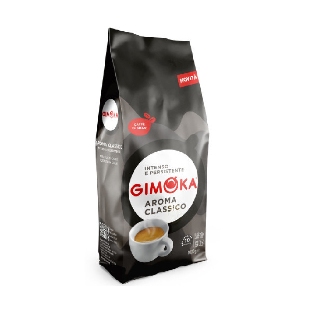 Кофе в зернах Gimoka Aroma Classico 1 кг, Кофе Италия Джимока ОРИГИНАЛ