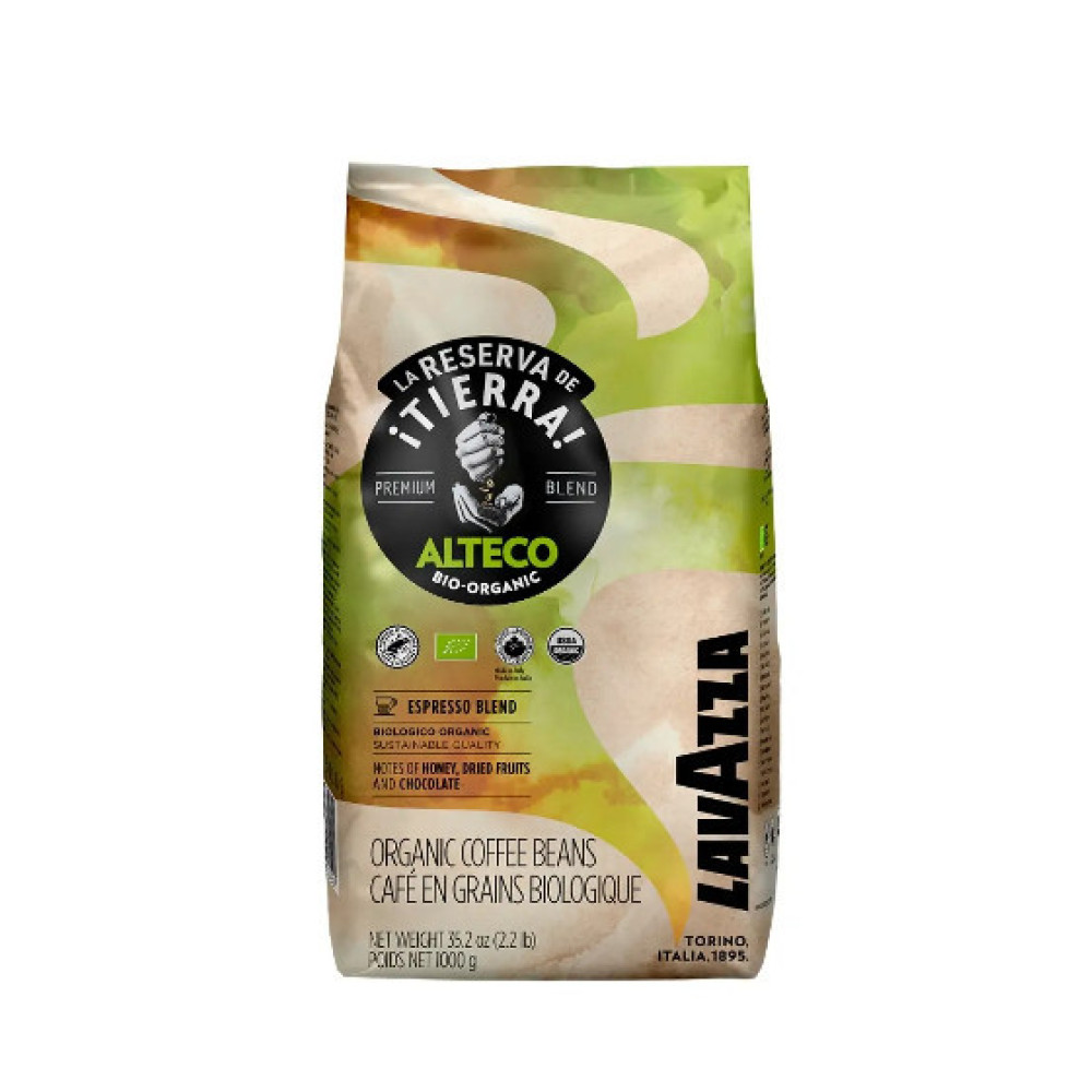 Кава в зернах Lavazza Tierra Alteco Bio-Organic 1 кг, Кава Лавацца ОРИГІНАЛ Італія