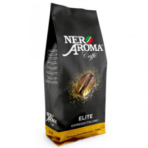 Кофе в зернах NERO AROMA ELITE Арабика Робуста 1кг ОРИГИНАЛ Италия