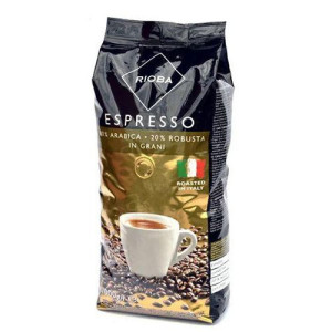 Кава в зернах Rioba Espresso Gold 1 кг Арабіка Робуста ОРИГІНАЛ Італія
