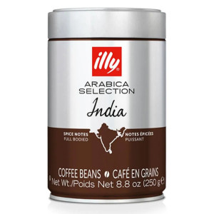 Крепкий итальянский кофе в зернах ILLY Monoarabica India 250 грамм, Эспрессо Италия