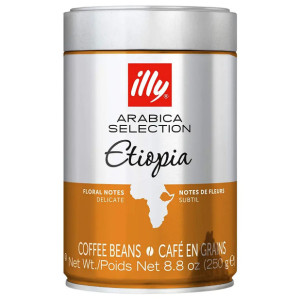 Італійська кава в зернах ILLY Monoarabica Ethiopia 250 г, Зернова кава арабіка
