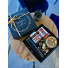 Подарочный бокс набор, Кофе молотый illy Classico 100% Арабика 125 г ж/б, Nutella, микс орехов,термокружка