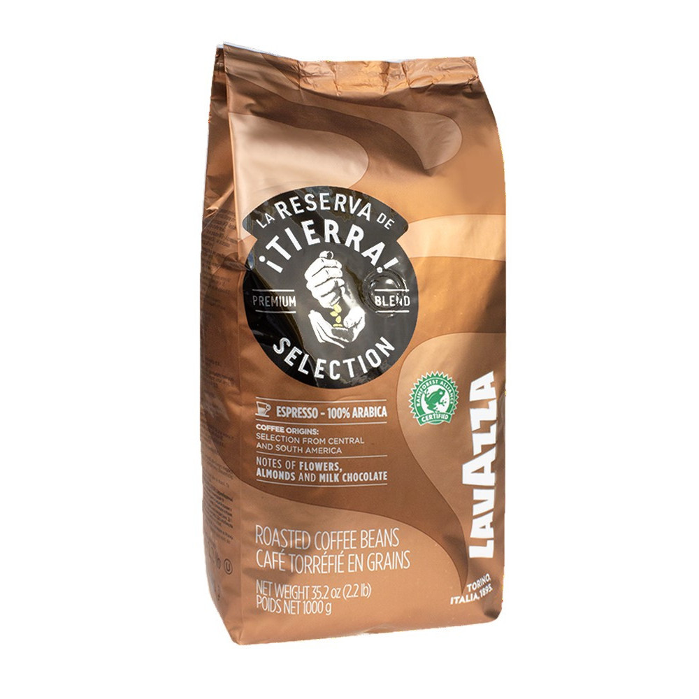 Кава в зернах Lavazza Tierra Selection 100% Арабіка 1 кг, Кава Лавацца ОРИГІНАЛ Італія